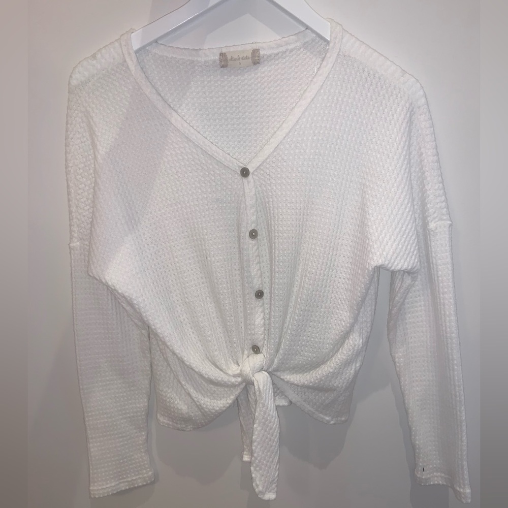 Altard state white button down top